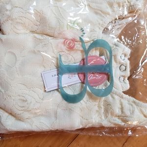 New baileys blossoms lace leotard